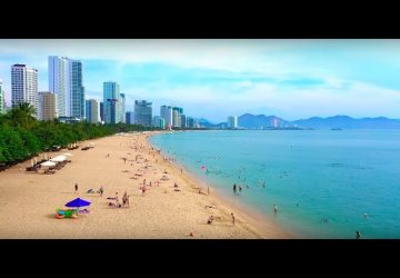 Bãi Biển Nha Trang - Nha Trang Beach (Flycam) - CHECKIN VN